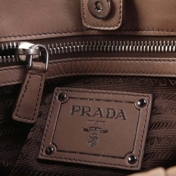 Prada Gauffre Satchel Beige Nappa Leather - Picture 6 of 15